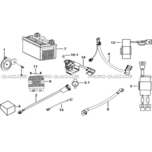 SYSTEME ELECTRIQUE 3 pour Tgb Toutes les cylindrées Toutes les années BLADE 1000 LTX