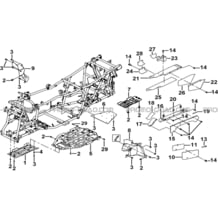 CHASSIS 2 pour Tgb Toutes les cylindrées Toutes les années BLADE 1000 LTX