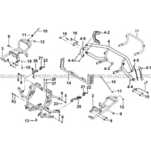 SUPPORT PARE-CHOCS pour Tgb Toutes les cylindrées Toutes les années BLADE 1000 LTX