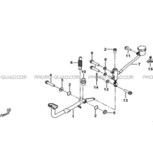 PEDALE DE FREIN pour Tgb Toutes les cylindrées Toutes les années BLADE 1000 LTX