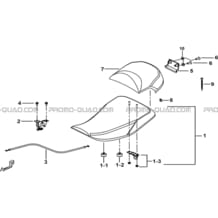 SELLE pour Tgb Toutes les cylindrées Toutes les années BLADE 1000 LTX