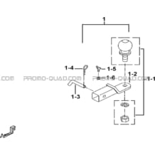 ATTELAGES (OPTION) pour Tgb Toutes les cylindrées Toutes les années BLADE 1000 LTX