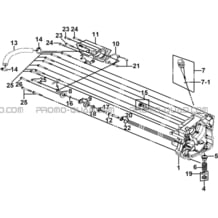 COUVERCLE CARTER MOTEUR DROIT pour Tgb all cylinders All years BLADE 250S LE E LIMITED ED