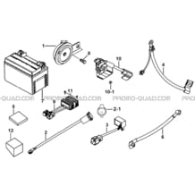 SYSTEME ELECTRIQUE 3 pour Tgb all cylinders All years BLADE 250S LE E LIMITED ED