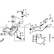 RESERVOIR A CARBURANT pour Tgb Toutes les cylindrées Toutes les années BLADE 250S LE E LIMITED ED