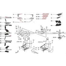 MARCHE-PIED pour Tgb Toutes les cylindrées Toutes les années BLADE 250S LE E LIMITED ED