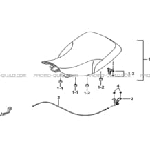 SELLE pour Tgb Toutes les cylindrées Toutes les années BLADE 250S LE E LIMITED ED