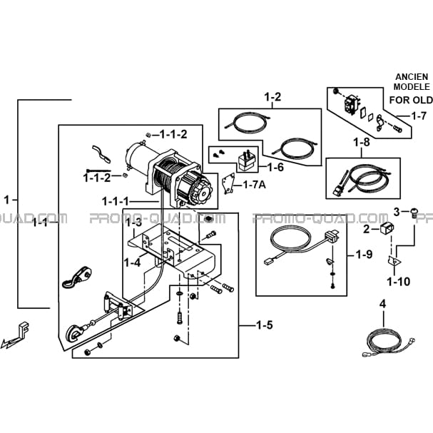 TREUIL (MODELE TGB-CO) (OPTION)(ANCIEN MODELE)  Tgb  Toutes les années Toutes les cylindrées  pièces OEMTREUIL (MODELE TGB-CO) (OPTION)(ANCIEN MODELE)  Tgb  Toutes les années Toutes les cylindrées  pièces OEM