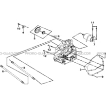 CARTER DROIT pour Tgb all cylinders All years BLADE 325