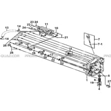 COUVERCLE CARTER DROIT pour Tgb all cylinders All years BLADE 325