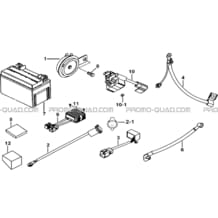 SYSTEME ELECTRIQUE 2 pour Tgb all cylinders All years BLADE 325