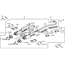 ECHAPPEMENT pour Tgb all cylinders All years BLADE 325