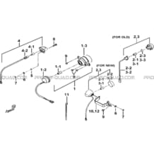 ECLAIRAGE ARRIERE pour Tgb all cylinders All years BLADE 325