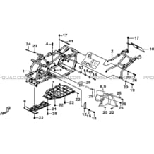 CHASSIS pour Tgb Toutes les cylindrées Toutes les années BLADE 325