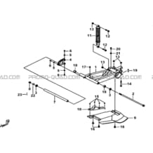 BRAS OSCILLANT pour Tgb Toutes les cylindrées Toutes les années BLADE 325