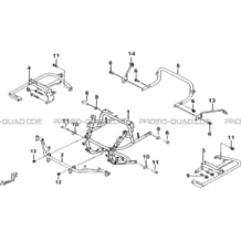 SUPPORT PARE-CHOCS pour Tgb Toutes les cylindrées Toutes les années BLADE 325