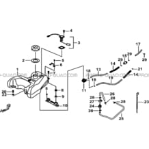 RESERVOIR A CARBURANT pour Tgb Toutes les cylindrées Toutes les années BLADE 325