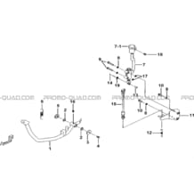PEDALE DE FREIN pour Tgb Toutes les cylindrées Toutes les années BLADE 325