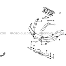 PARE-CHOCS pour Tgb Toutes les cylindrées Toutes les années BLADE 325