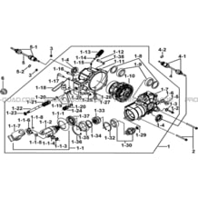 BLOCAGE DIFFERENTIEL AVANT pour Tgb all cylinders All years BLADE 400 425