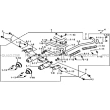 ENSEMBLE ECHAPPEMENT pour Tgb all cylinders All years BLADE 400 425