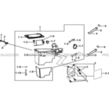 ENSEMBLE FILTRE A AIR pour Tgb Toutes les cylindrées Toutes les années BLADE 400 425