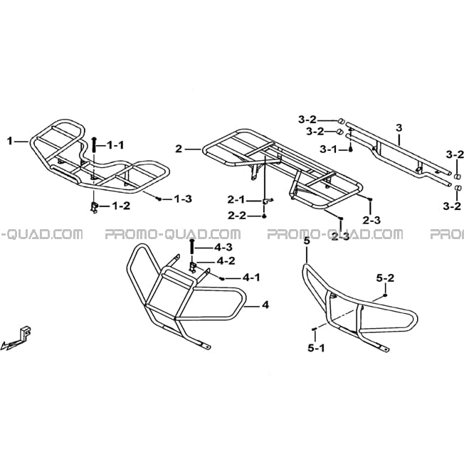 PORTE-BAGAGES   PARE CHOCS (OPTION)  Tgb  All years all cylinders  Original parts OEMPORTE-BAGAGES   PARE CHOCS (OPTION)  Tgb  All years all cylinders  Original parts OEM