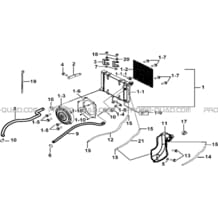 ENSEMBLE REFROIDISSEMENT pour Tgb Toutes les cylindrées Toutes les années BLADE 425 IRS