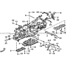 CHASSIS pour Tgb Toutes les cylindrées Toutes les années BLADE 425 IRS