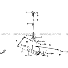 LEVIER DE VITESSES pour Tgb Toutes les cylindrées Toutes les années BLADE 425 IRS