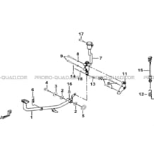 PEDALE DE FREIN pour Tgb Toutes les cylindrées Toutes les années BLADE 425 IRS