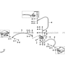 DISTRIBUTEUR FREINAGE AVANT pour Tgb Toutes les cylindrées Toutes les années BLADE 425 IRS