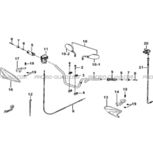 GUIDON pour Tgb Toutes les cylindrées Toutes les années BLADE 425 IRS