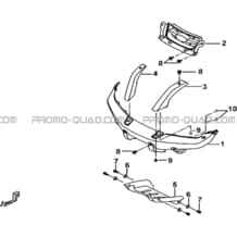 PARE-CHOCS pour Tgb Toutes les cylindrées Toutes les années BLADE 425 IRS