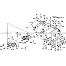 CARROSSERIE AVANT pour Tgb Toutes les cylindrées Toutes les années BLADE 425 IRS