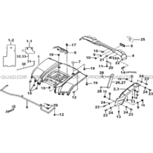 CARROSSERIE ARRIERE pour Tgb all cylinders All years BLADE 425 IRS