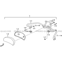 DOSSERETS pour Tgb Toutes les cylindrées Toutes les années BLADE 425 IRS