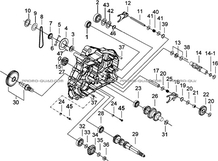 CARTER MOTEUR GAUCHE 2 pour Tgb Toutes les cylindrées Toutes les années BLADE 470 SL