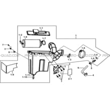 ENSEMBLE FILTRE A AIR pour Tgb Toutes les cylindrées Toutes les années BLADE 470 SL