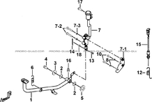 PEDALE DE FREIN pour Tgb Toutes les cylindrées Toutes les années BLADE 470 SL