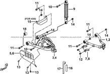 SUSPENSION AVANT pour Tgb all cylinders All years BLADE 470 SL