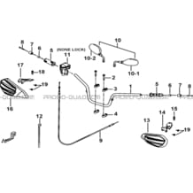 GUIDON pour Tgb Toutes les cylindrées Toutes les années BLADE 470 SL