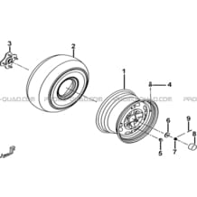 ROUES ARRIERE pour Tgb Toutes les cylindrées Toutes les années BLADE 470 SL