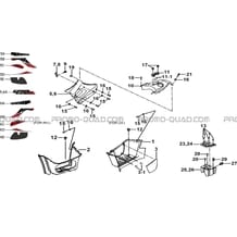 MARCHE-PIED pour Tgb Toutes les cylindrées Toutes les années BLADE 470 SL