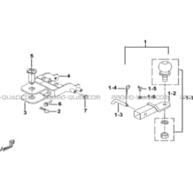 ATTELAGES (OPTION) pour Tgb Toutes les cylindrées Toutes les années BLADE 470 SL