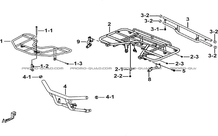 PORTE-BAGAGES   PARE CHOCS (OPTION) pour Tgb all cylinders All years BLADE 470 SL