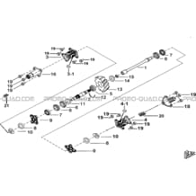 SYSTEME DE TRANSMISSION pour Tgb all cylinders All years BLADE 500 SL 4X4 2016