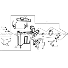 ENSEMBLE FILTRE A AIR pour Tgb Toutes les cylindrées Toutes les années BLADE 500 SL 4X4 2016