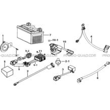 SYSTEME ELECTRIQUE 3 pour Tgb all cylinders All years BLADE 500 SL 4X4 2016