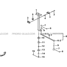 COLONNE DE DIRECTION pour Tgb Toutes les cylindrées Toutes les années BLADE 500 SL 4X4 2016